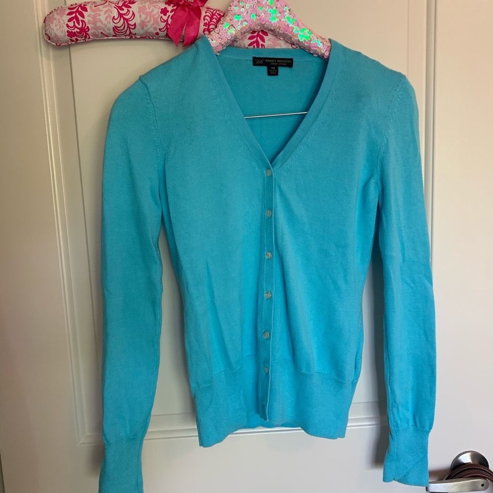 Brooks Brother’s Blue Cardigan XS